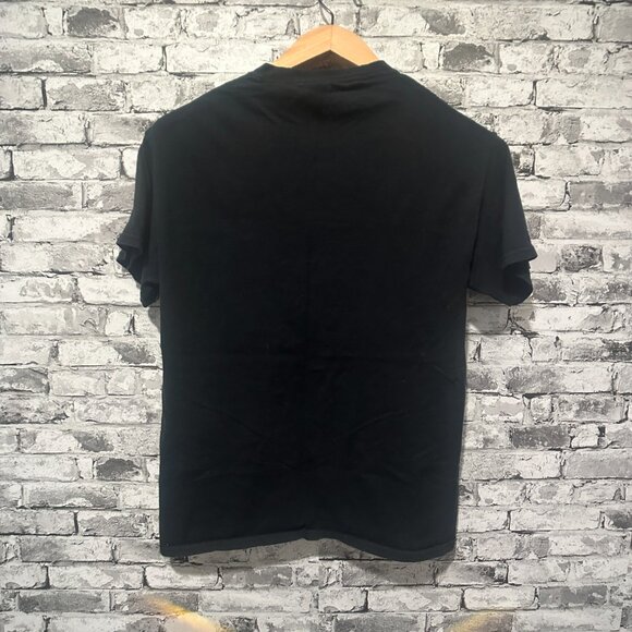 EUC Gildan Johnnys Bar Women's Black T-Shirt White Font Size Medium - Picture 4 of 9